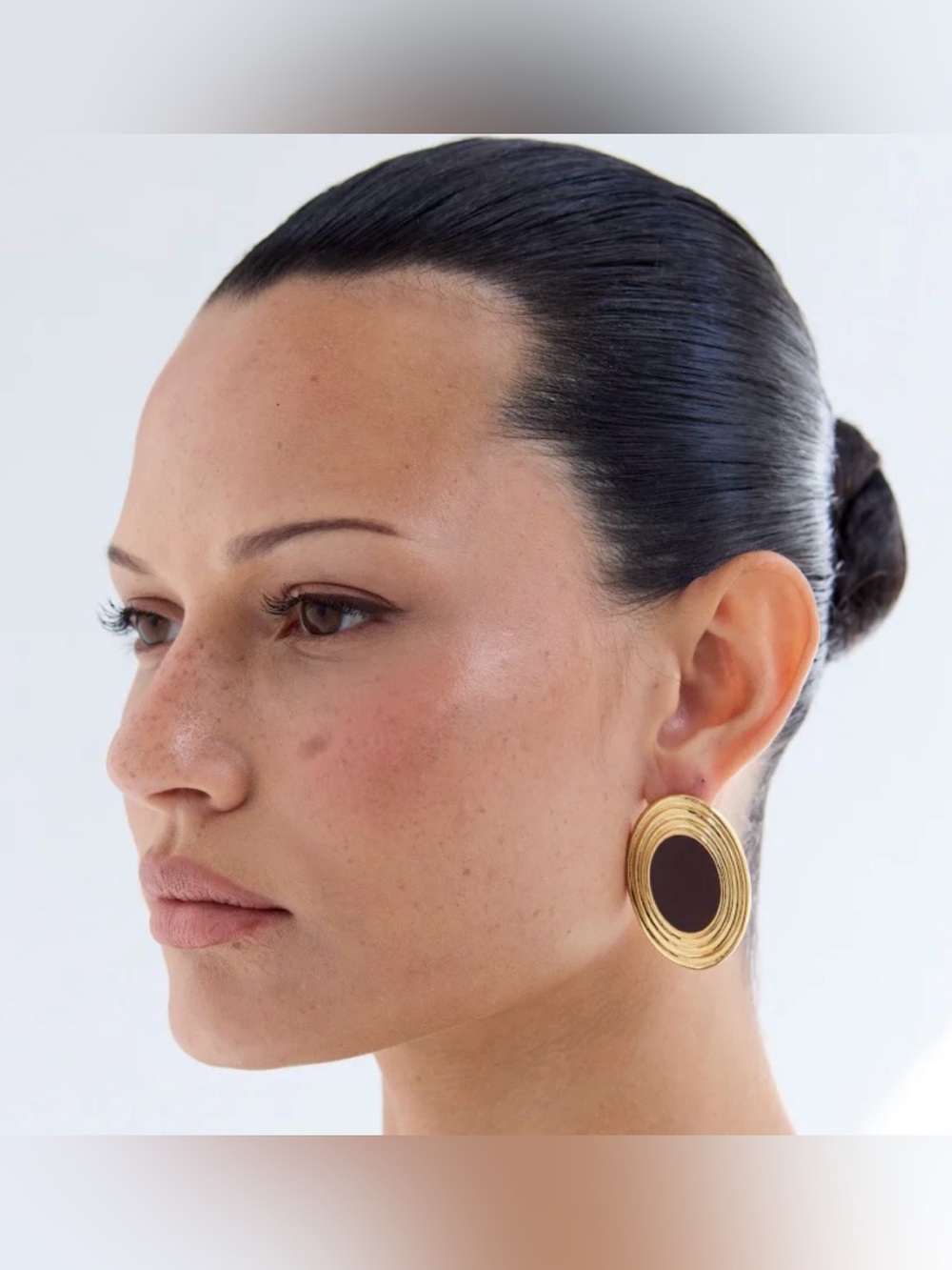 NIB Brown Statement Earrings